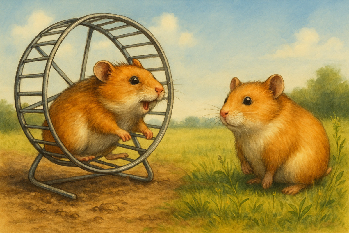 Bist du der Hamster im Rad – oder läufst du schon frei?